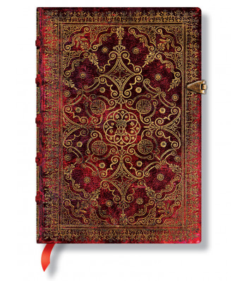 Записник Paperblanks Еквінокс середній Лінійка Кармін