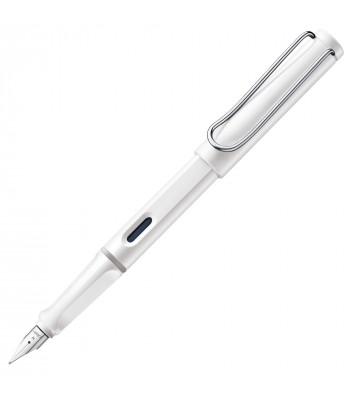 Чорнильна Ручка Lamy Safari Біла EF / Чорнила T10 Сині