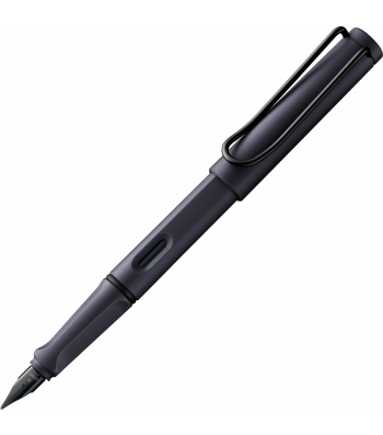 Чорнильна Ручка Lamy Safari Сталева чорна F / Чорнила T10 Сині