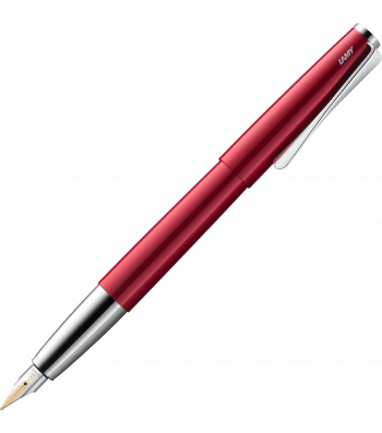 Чорнильна Ручка Lamy Studio Лакована Червона F / Чорнила T10 Сині