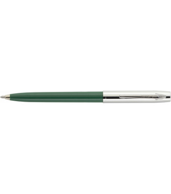 Авторучка Fisher Space Pen Cap-O-Matic Зелена + Хром / S251-GR