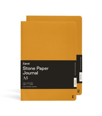 Набір зошитів Karst Journal A5 / Лінійка + Нелінований Куркума (2 шт.)