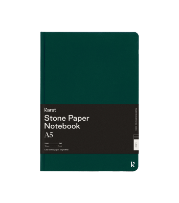 Записник Karst A5 / Лінійка Лісовий зелений