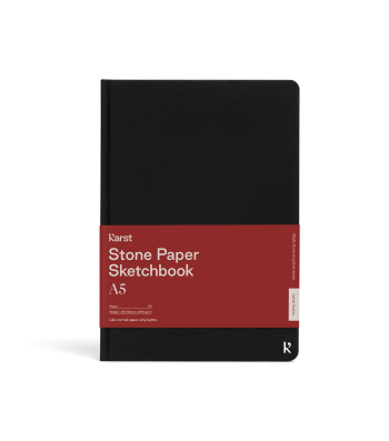 Записник Karst Sketchbook A5 / для нарисів Чорний