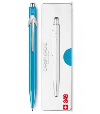 Ручка Caran d'Ache 849 Metal-X Блакитна + box