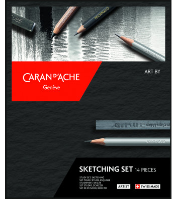 Набір Caran d'Ache Artist Sketching - 14 предметів