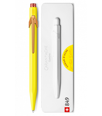 Ручка Caran d'Ache 849 Claim Your Style Жовта + box