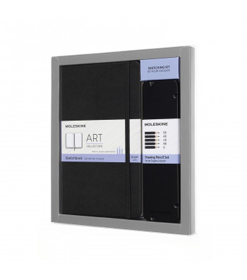 Подарунковий набір Moleskine Art Записник Для нарисів + 5 Простих Олівців