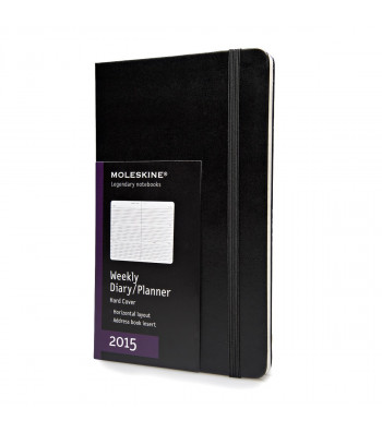 Щотижневик Moleskine Горизонтальний 2015 середній