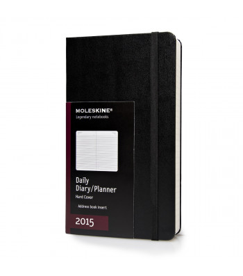 Щоденник Moleskine 2015 середній Чорний