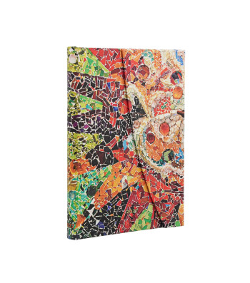 Щотижневик з нотатками Paperblanks 2027 Антоніо Гауді – Мозаїки / середній	
