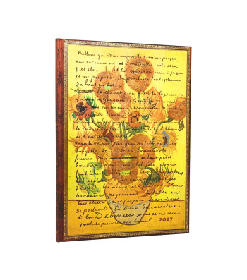 Щотижневик вертикальний Paperblanks 2027 Ван Гог – Соняшники / А4
