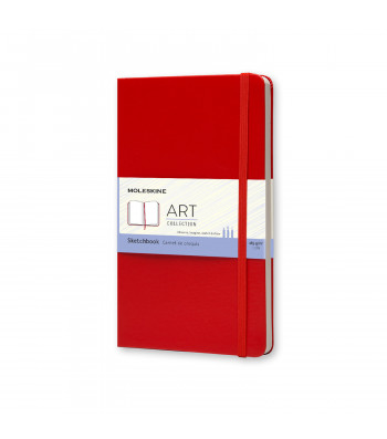 Записник Moleskine Art Для нарисів середній Червоний