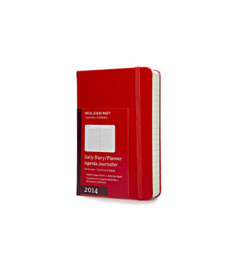 Щоденник Moleskine 2014 кишеньковий Червоний