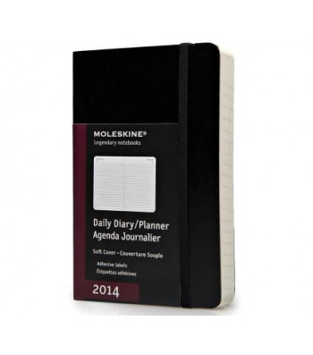Щоденник Moleskine 2014 кишеньковий Чорний м’який