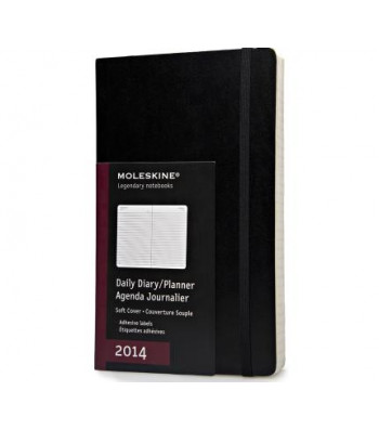 Щоденник Moleskine 2014 середній Чорний м’який