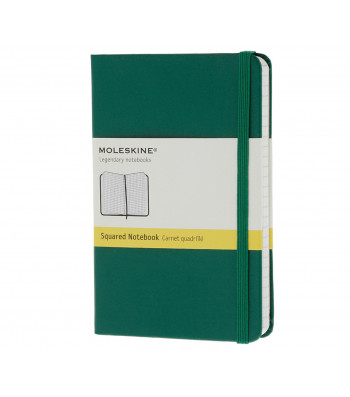 Записник Moleskine кишеньковий Клітинка Зелений