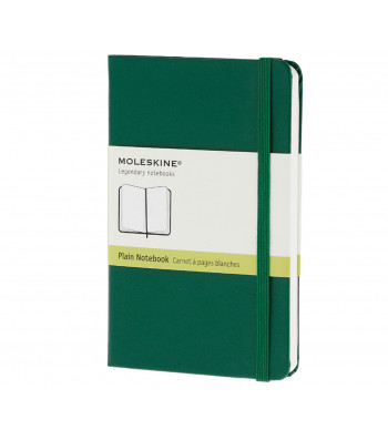 Записник Moleskine кишеньковий Нелінований Зелений