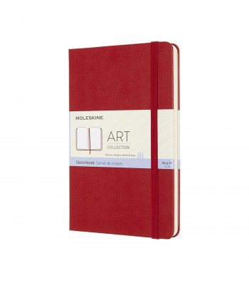 Записник Moleskine Art Для нарисів медіум Червоний