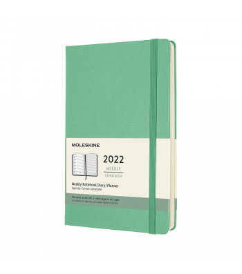 Щотижневик Moleskine 2022 середній Ментол