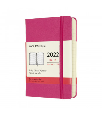 Щоденник Moleskine 2022 кишеньковий Рожевий