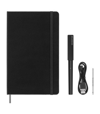 Набір Moleskine Smart Writing Set (Smart Pen 3.0 + Smart Notebook Лінійка Чорний)