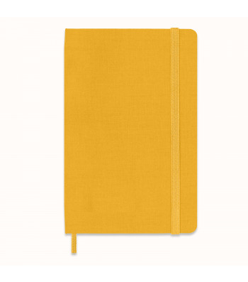 Записник Moleskine Silk кишеньковий Лінійка Жовтогарячий
