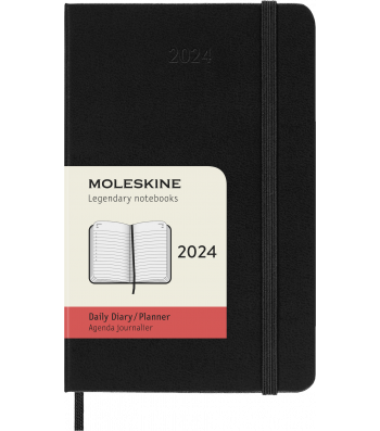 Щоденник Moleskine 2024 кишеньковий Чорний