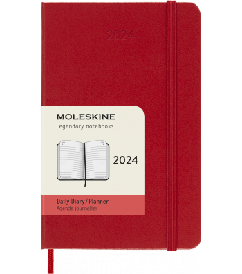 Щоденник Moleskine 2024 кишеньковий Червоний
