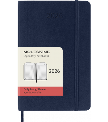 Щоденник Moleskine 2026 кишеньковий Сапфір М’який