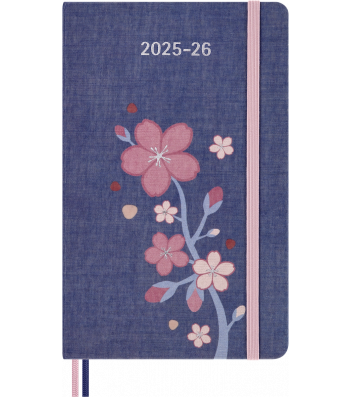 Щотижневик Moleskine 2025-2026 середній Sakura