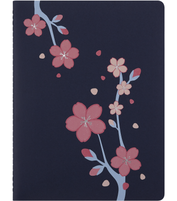Записник Moleskine Cahier Sakura великий Лінійка Синій