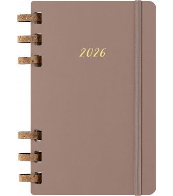 Щотижневик Moleskine 2026 Spiral середній Мигдальний