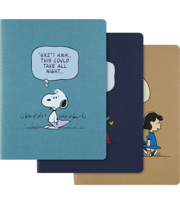 Набір записників Moleskine Peanuts (3шт) великих