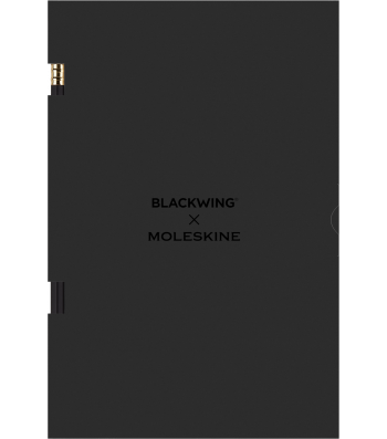 Набір Moleskine & Blackwing (2 записника Cahier в лінійку + 2 твердих олівця)