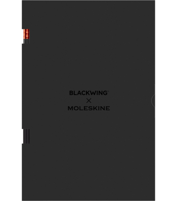 Набір Moleskine & Blackwing (2 записника Cahier неліновані + 2 мʼяких олівця)
