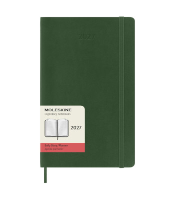 Щоденник Moleskine 2027 середній Миртовий Зелений М’який