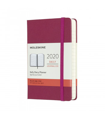 Щоденник Moleskine 2020 кишеньковий Вишуканий Рожевий