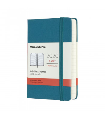 Щоденник Moleskine 2020 кишеньковий Магнетичний Зелений