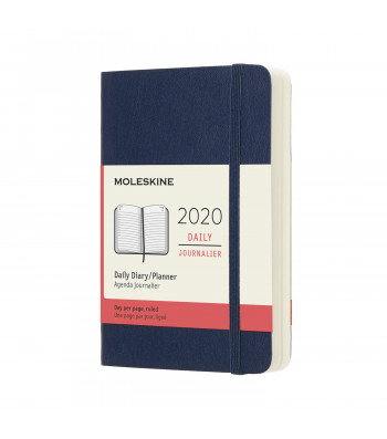 Щоденник Moleskine 2020 кишеньковий Сапфір М’який