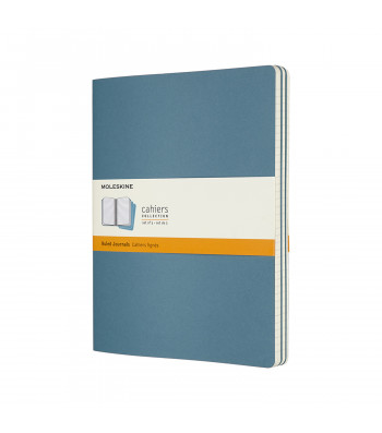 Набір зошитів Moleskine Cahier великий Лінійка Жвавий Блакитний