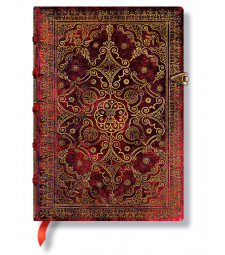 Записник Paperblanks Еквінокс середній Лінійка Кармін