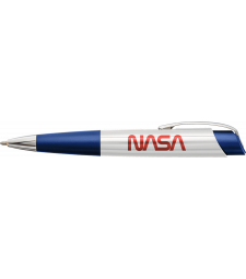 Авторучка Fisher Space Pen Eclipse Біла + Синя – NASA logo / SECL/WBL-NASAW