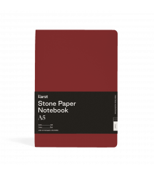 Записник Karst A5 / Лінійка Піно-бордо М’який