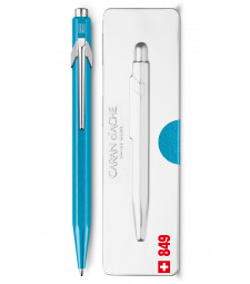 Ручка Caran d'Ache 849 Metal-X Блакитна + box