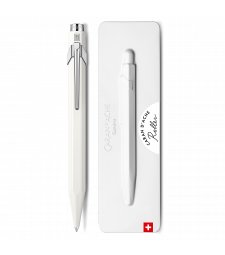 Ручка-ролер Caran d'Ache 849 Біла + box