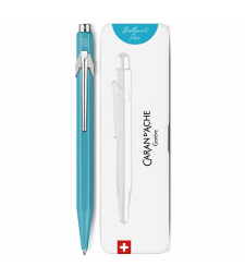 Ручка Caran d'Ache 849 Colormat-X Бірюзова + box