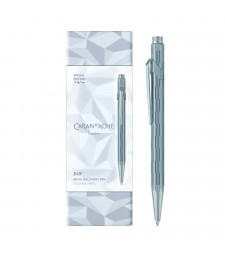 Ручка Caran d'Ache 849 Alpine Frost Синя + пенал