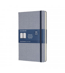 Записник Moleskine Blend Cередній Лінійка Синій Канва