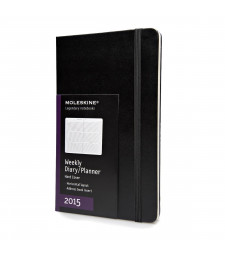 Щотижневик Moleskine Горизонтальний 2015 середній
